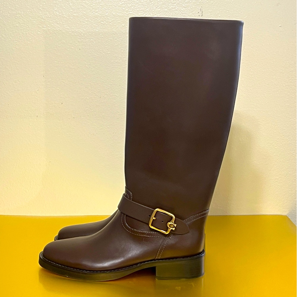 NWOB $295 Coach Madaline Leather Boot - Picture 4 of 8
